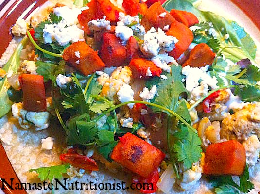 Sweet Potato Burrito