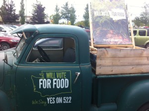This truck is on display now inside of Whole Foods in Lynnwood, WA. Thank you, Whole Foods!